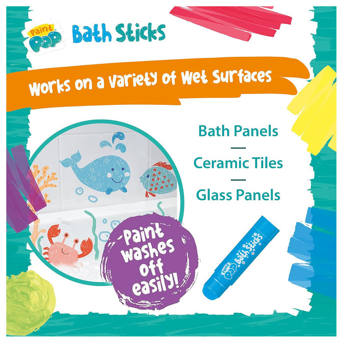 Paint Pop Bath Sticks (12 Pack)