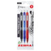 Zebra Z-Grip Gel Pen Black, Blue, Red Ink - 3 Pack