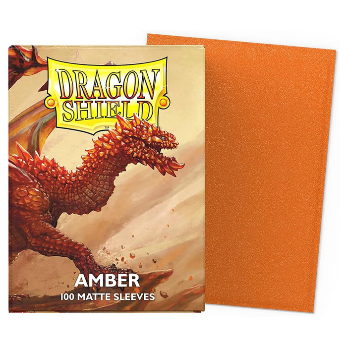 Dragon Shield Amber 100 Matte Sleeves