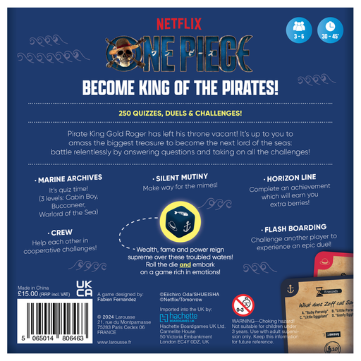 One Piece: Become King of the Pirates! Board Game