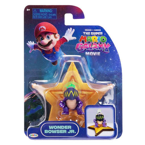 The Super Mario Galaxy Movie: Wonder Bowser Jr. Mini Figure with Star Launcher