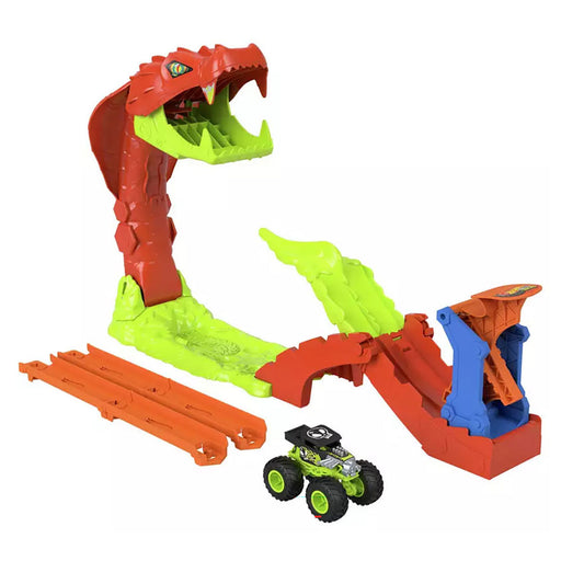 Hot Wheels Monster Trucks Snake Slam Takedown Playset