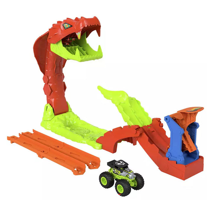 Hot Wheels Monster Trucks Snake Slam Takedown Playset