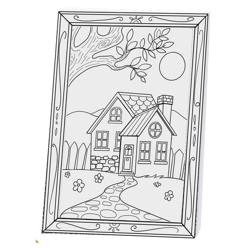 Washable Art My Sweet Home Colouring Protective Mat
