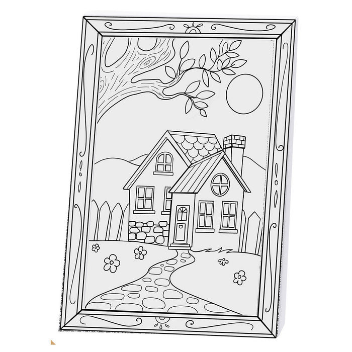 Washable Art My Sweet Home Colouring Protective Mat