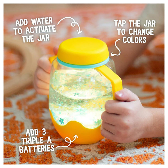 Glo Pals Sensory Play Jar Yellow
