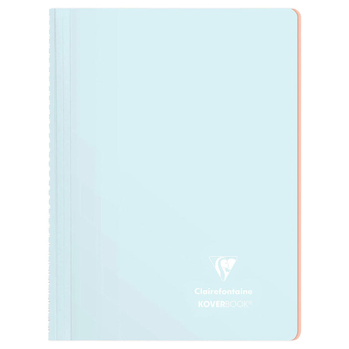 Clairefontaine Koverbook Blush Polypro Wire Bound A4 Lined Notebook (styles vary)