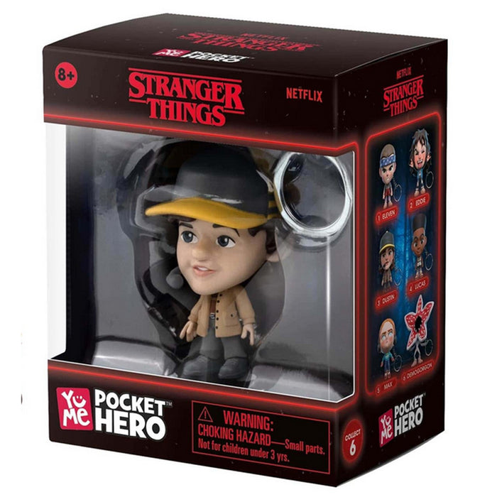 Stranger Things Pocket Hero Dustin Keyring