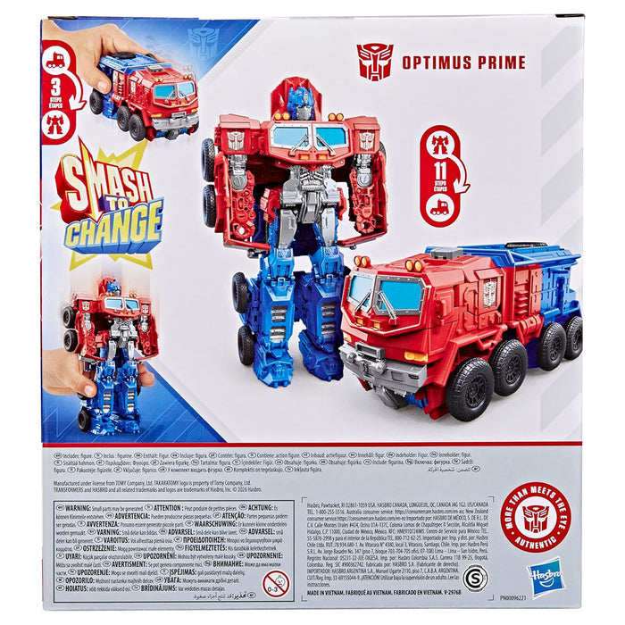Transformers Smash to Change Optimus Prime Figure