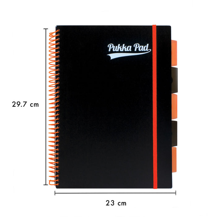 Pukka Pad A4 Neon Project Book Lined (3 Pack)