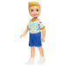 Barbie Chelsea Doll Small Boy Doll Wearing Removable One-Piece with Dino Print