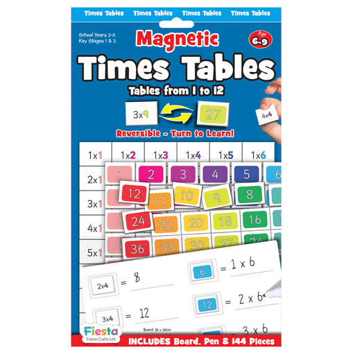 Fiesta Crafts Magnetic Times Tables Set