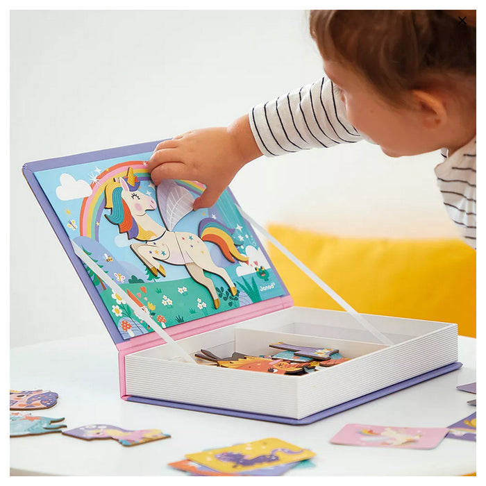 Janod Unicorns Magnéti'Book