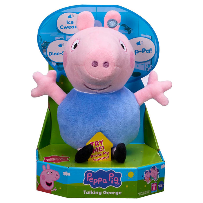 Peppa Pig Talking George Soft Toy