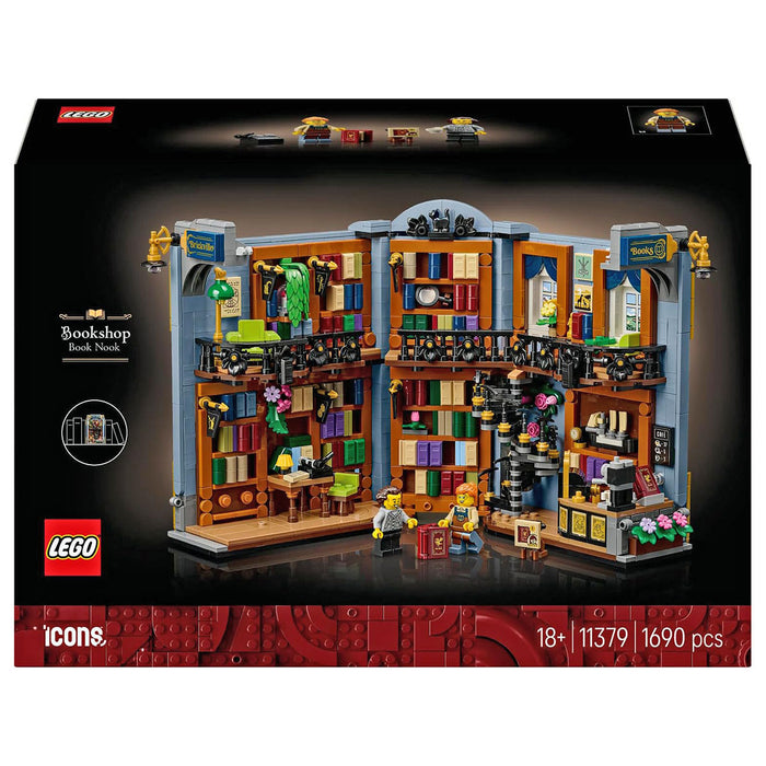 LEGO Icons Bookshop: Book Nook Building Set