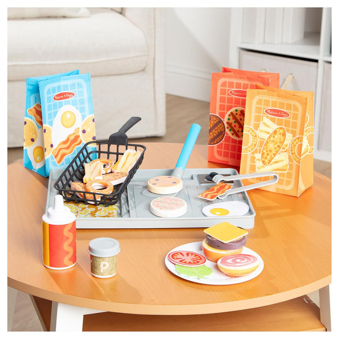Melissa & Doug Flip & Fry Grill Play Set 