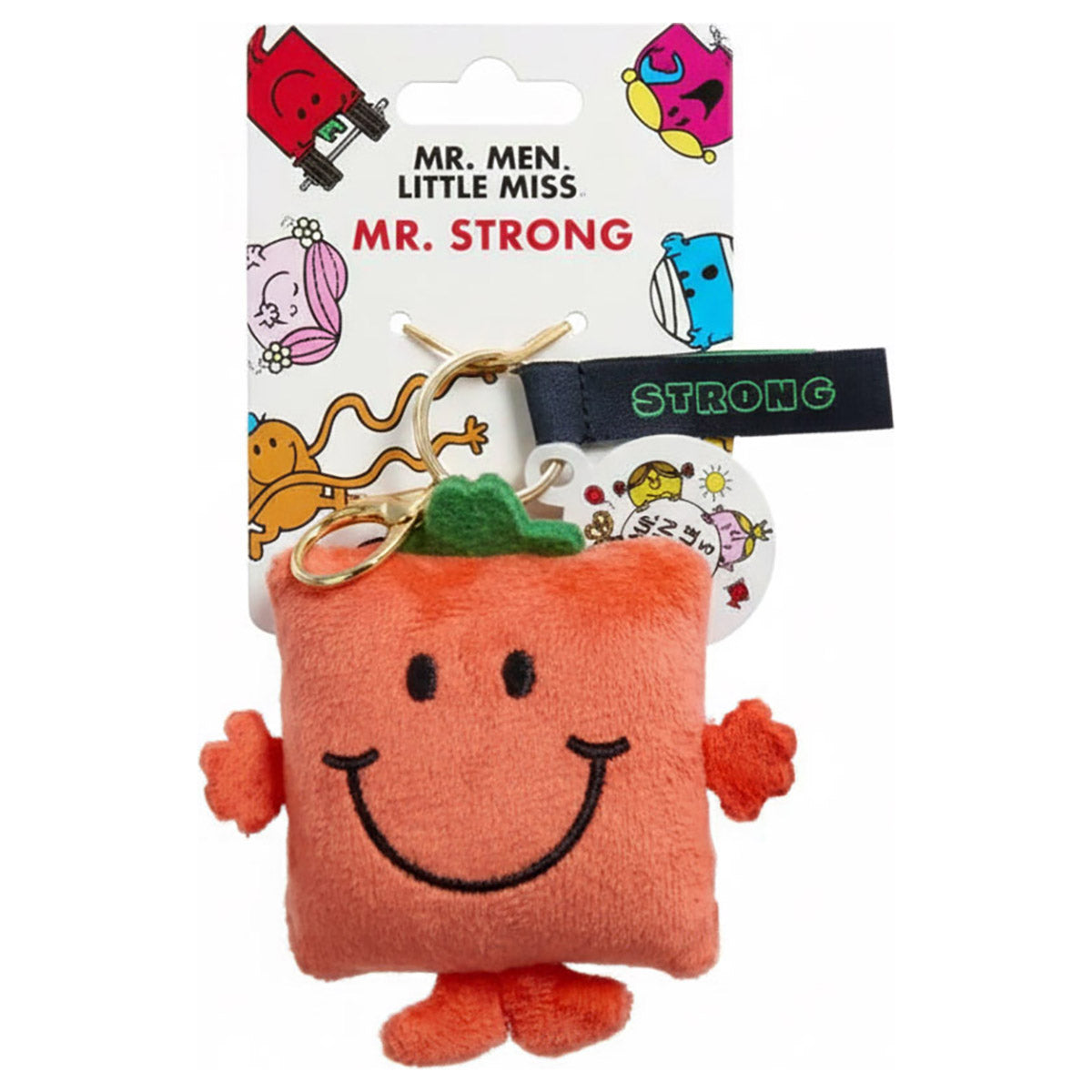 Mr. Strong Pin Mr. Men: Mr. Strong Keyring — Booghe