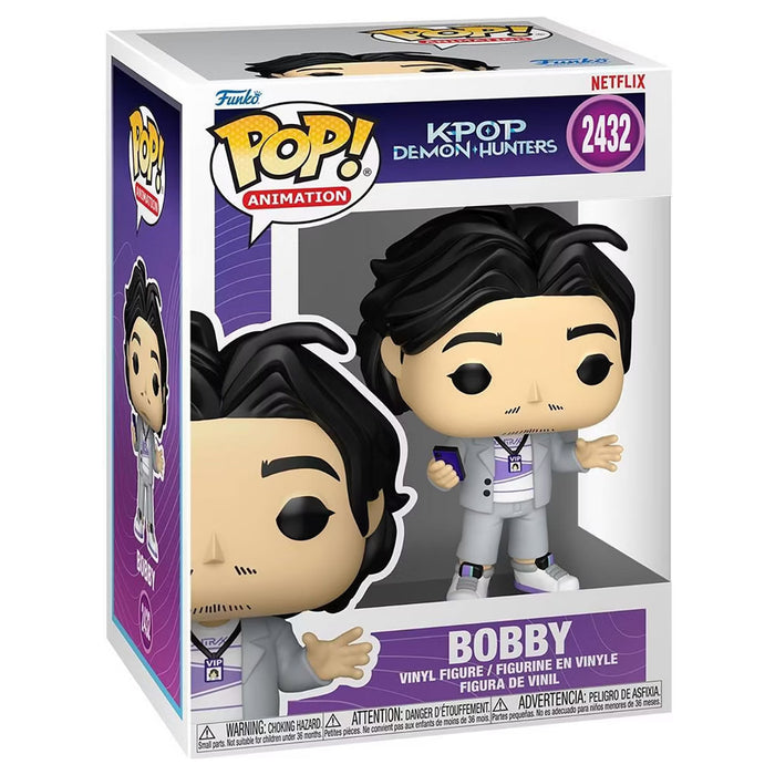 Funko Pop! Animation: K-POP Demon Hunters: Bobby Vinyl Figure #2432