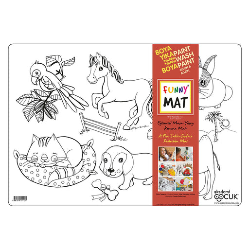 Funny Mat Pets Colouring Protection Mat