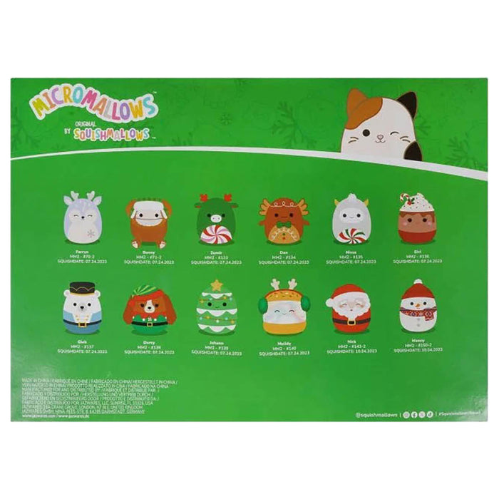 Squishmallows Micromallows 12-Day Holiday Calendar