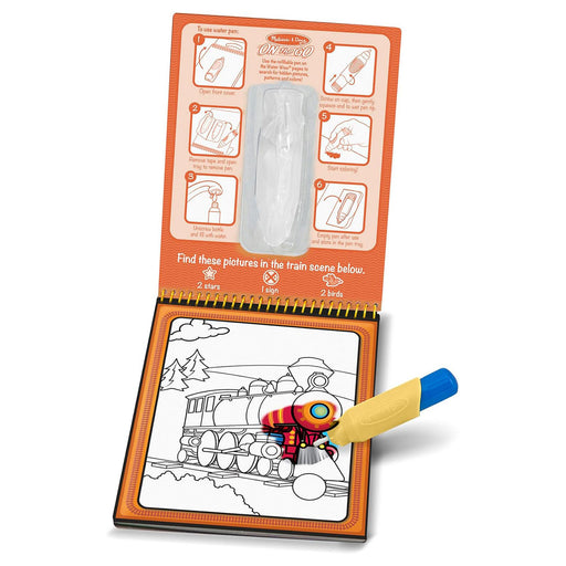 Melissa & Doug On the Go Water Wow! Vehicles Colouring Pad