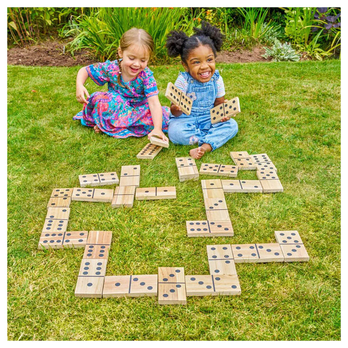 TP Wooden Giant Dominoes Set