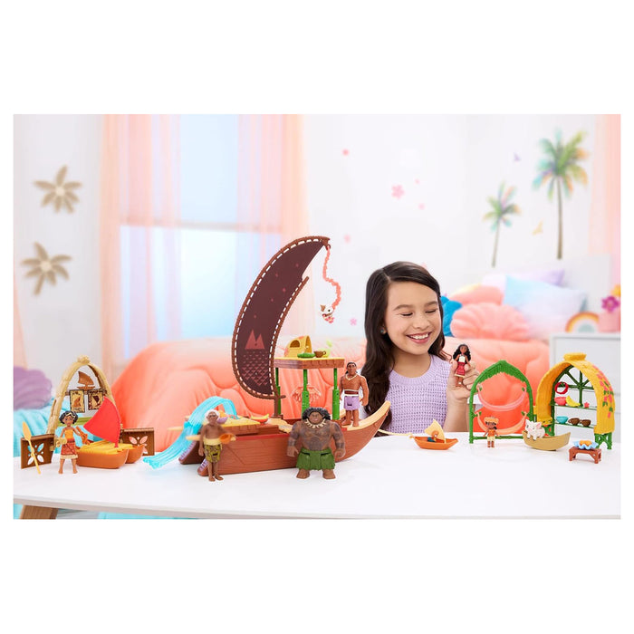 Disney Moana 2: Moana's Canoe Crew Figures