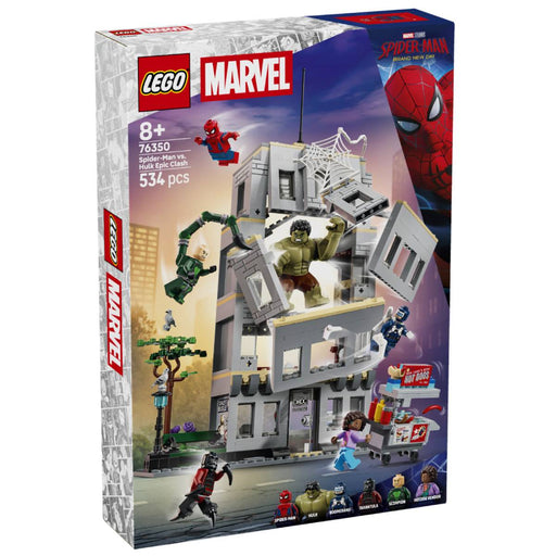 LEGO Marvel Spider-Man Vs. Hulk Epic Clash Building Set