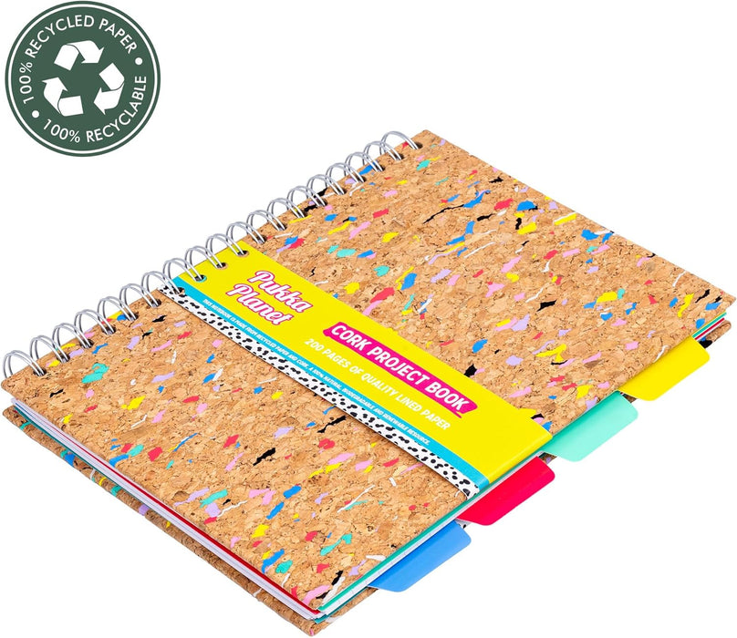 Pukka Planet Cork Project Book 200 Pages