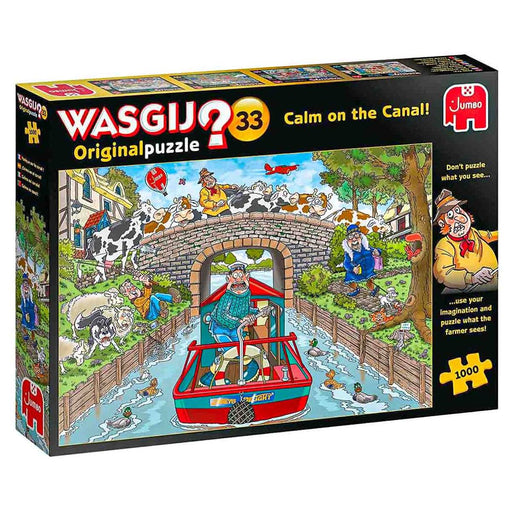 Wasgij Original 33 Calm on the Canal! 1000 Piece Jigsaw Puzzle
