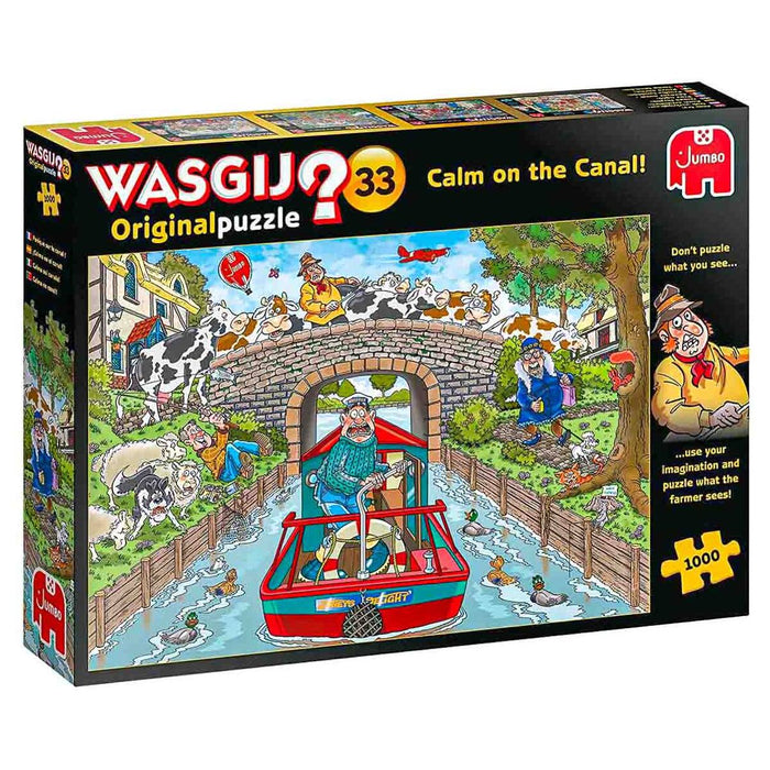 Wasgij Original 33 Calm on the Canal! 1000 Piece Jigsaw Puzzle