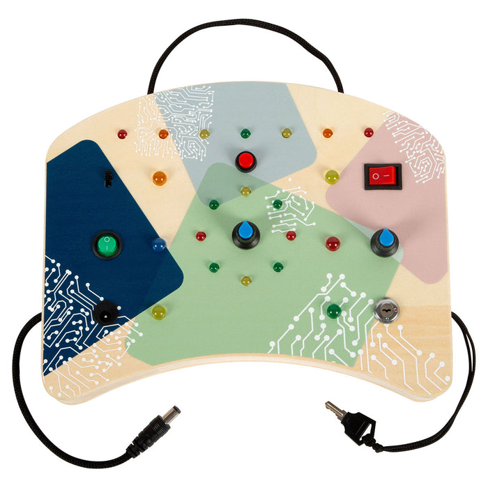 Motor Activity Board LED Lights and Switches Toy