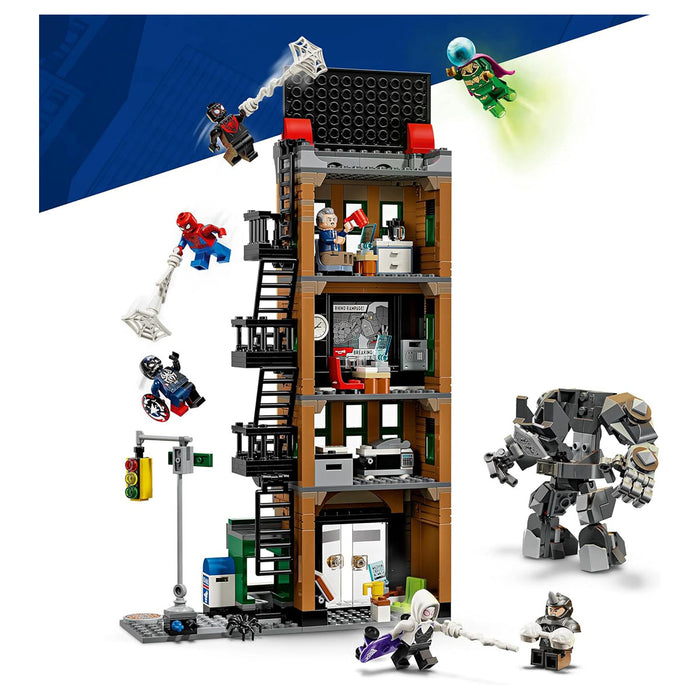 LEGO Marvel Spider-Man vs. Mysterio: The Daily Bugle Building Set