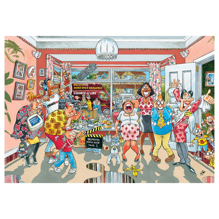 Wasgij? Original 9 Retro: Home Improvements! 1000 Piece Jigsaw Puzzle