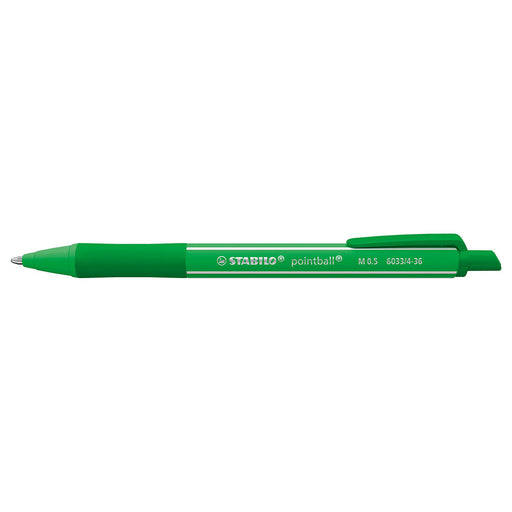 STABILO pointball colorful Mint Green Ballpoint Pen with Green Ink