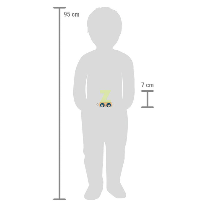 Letters Train Polar 'Z' Wooden Toy