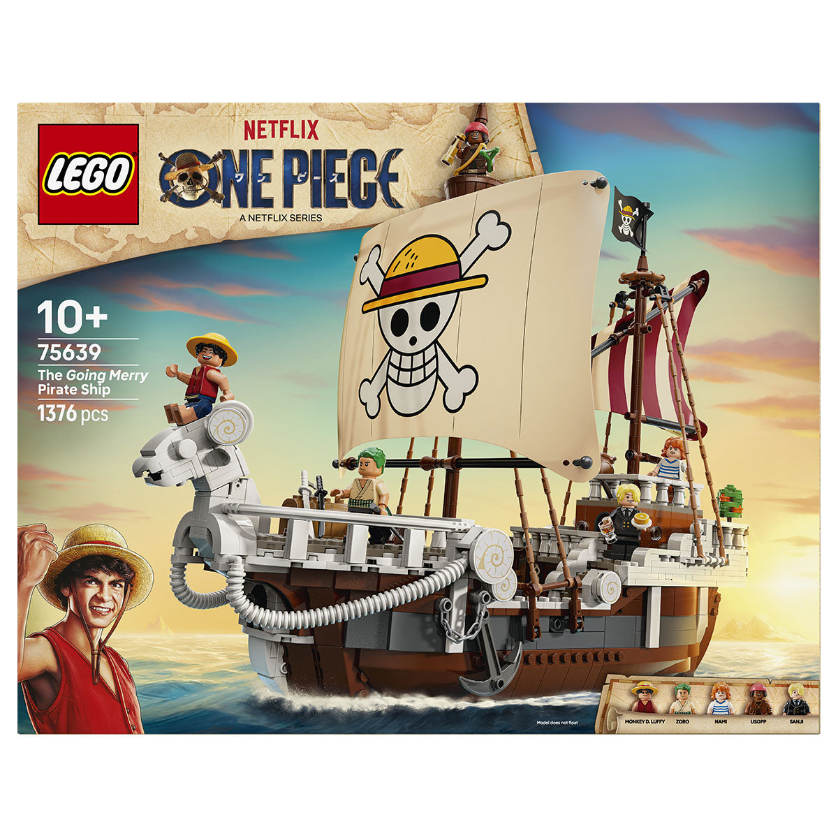LEGO One Piece: The Going Merry Pirate Ship Building Set — Booghe