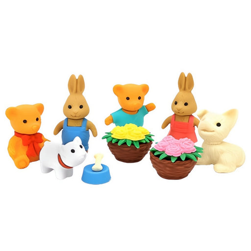 Iwako Animal Park Eraser Set