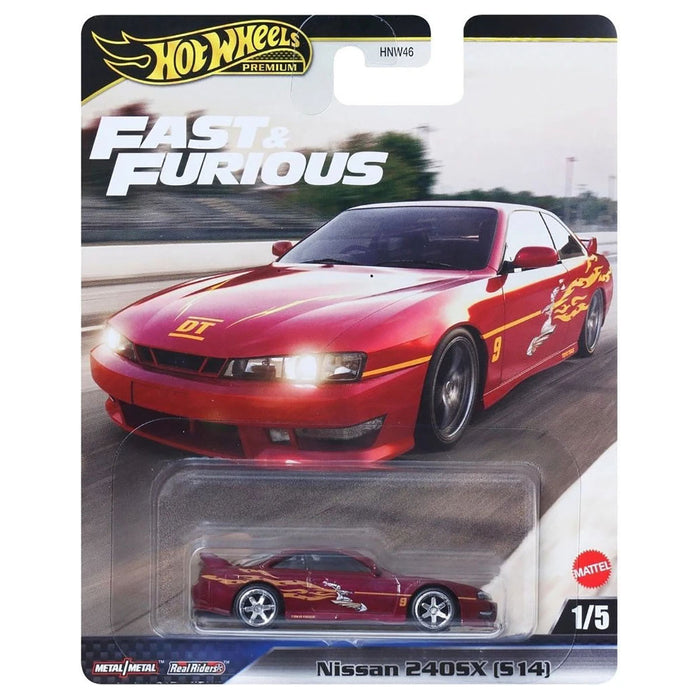 Hot Wheels Premium Fast & Furious: Nissan 240SX (S14) 1:64 Car (1/5)