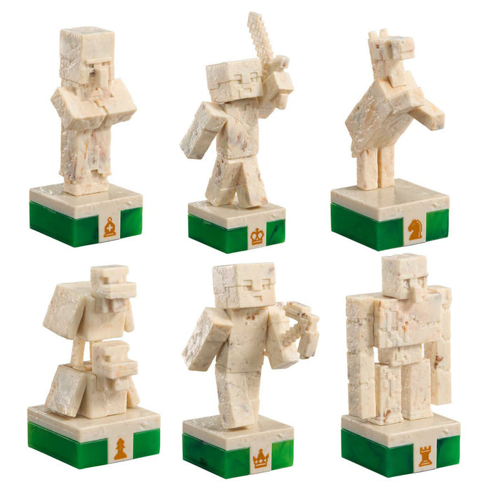 Minecraft Chess Set- Overworld Heroes vs Hostile Mobs