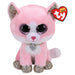Ty Beanie Boos Fiona Pink Cat Plush