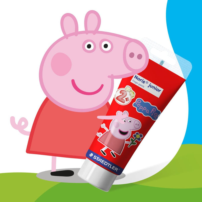 Staedtler Peppa Pig Noris Junior Finger Paints (4 Pack)
