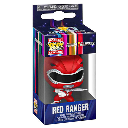 Funko Pop! Pocket Keychain: Power Rangers 30th Anniversary: Red Ranger Vinyl Figure