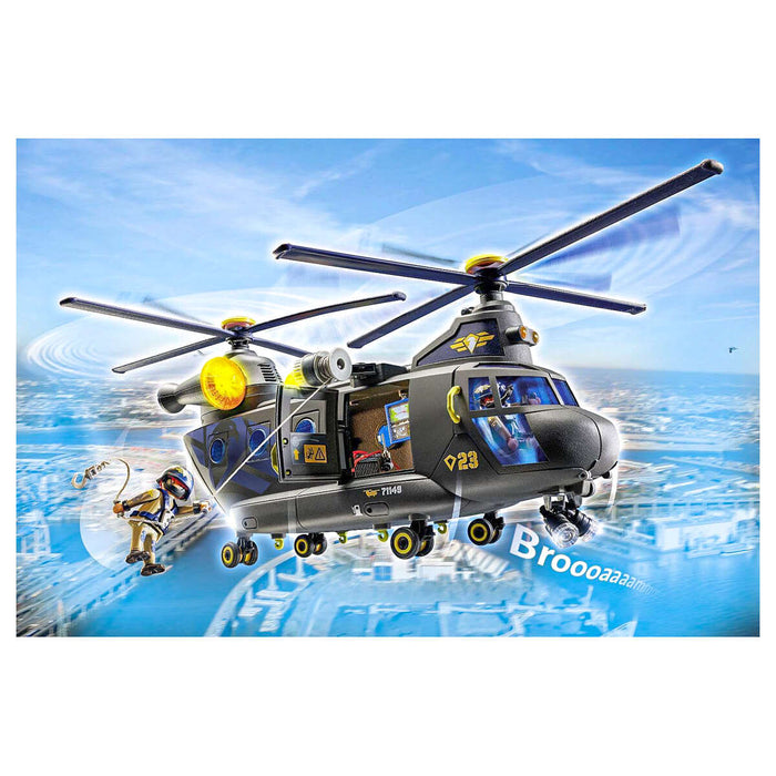 Playmobil Tactical Police Twin-Prop Helicopter