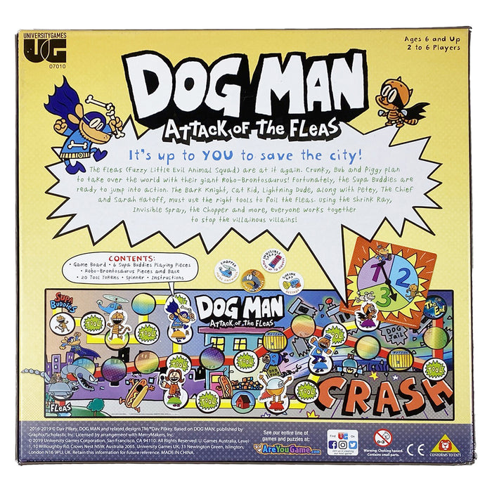 Dog Man: Attack of the Fleas Board Game