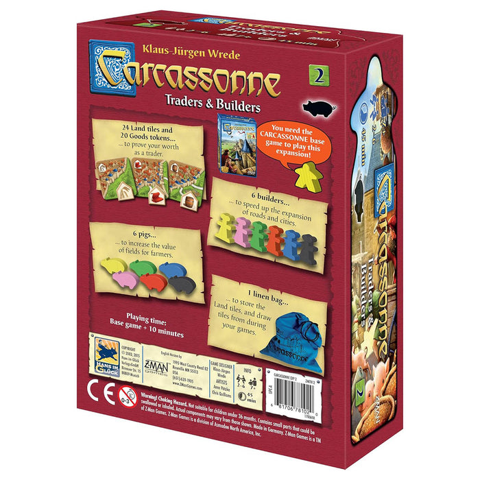 Carcassonne: Traders & Builders Expansion 2 Game
