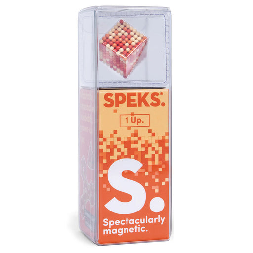 Speks Pixel 1 Up Orange Spectacularly Magnetic Fidget Toy