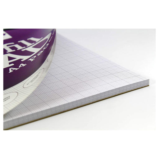 Silvine A4 Refill Pad 2/10/20mm Graph Ruling 160 Pages