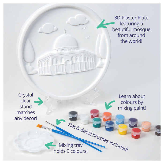 Desi Doll Paint a Mosque Dome of the Rock Set