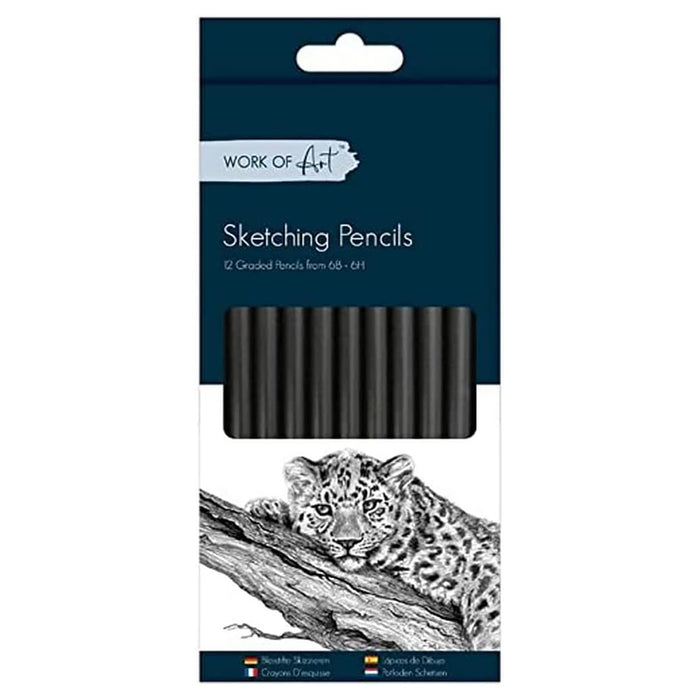Work of Art Sketching Pencils (12 Pack)